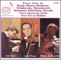 Cover for Gilels / Kogan / Rostropovich / Barshai · Plays Piano Trios (CD) [Box set] (2007)