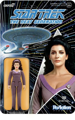 Star Trek: The Next Generation Reaction Figure Wave 2 - Counselor Troi - Star Trek: the Next Generation - Produtos - SUPER 7 - 0840049815353 - 25 de novembro de 2022