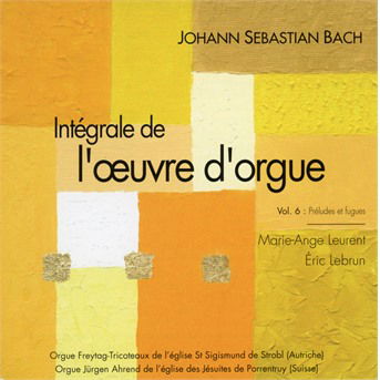 Cover for Leurent / Lebrun · Integrale De L Oeuvre D Orgue Vol 6 (CD) (2019)