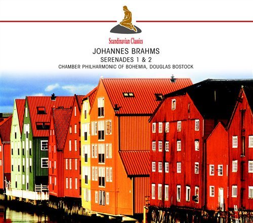 Cover for Bostock, Douglas / Chamber Philarmonic of Bohemia · Brahms: Serenades 1 &amp; 2 (CD) (2012)