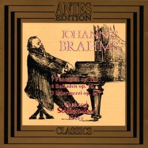 Cover for Brahms / Schliessmann,burkhard · 7 Fantasies / 4 Ballades / 3 Intermezzos (CD) (1992)