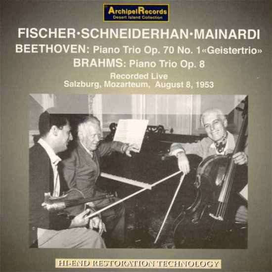 Cover for Beethoven / Fischer · Klaviertrio Op. 70 / 1 Brahms Kl (CD) (2012)