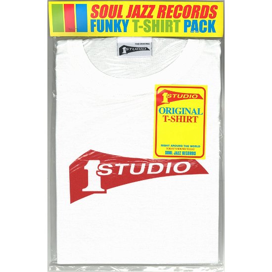 Studio 1 X-large - White / Red Print - Studio 1 X - Merchandise - Soul Jazz - 5026328900353 - August 1, 2016