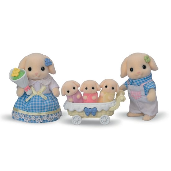 SYL Kaninchen Familie - Sylvanian Families  Flora Rabbit Family Toys - Koopwaar - Sylvanian Families - 5054131057353 - 