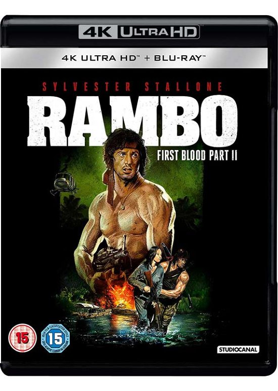 Cover for Fox · Rambo - First Blood Part II (4K UHD Blu-ray) [Collectors edition] (2018)