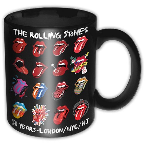 Cover for The Rolling Stones · The Rolling Stones Boxed Standard Mug: Tongue Evolution (Krus) [Black edition] (2014)