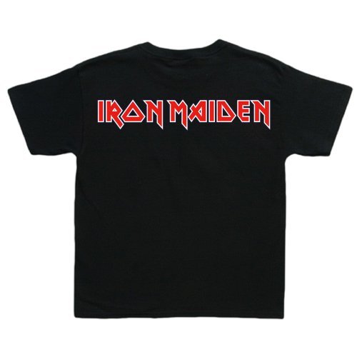Cover for Iron Maiden · Iron Maiden Kid's Tee: Logo (6/12 Months) (CLOTHES) [Black - Kids edition]