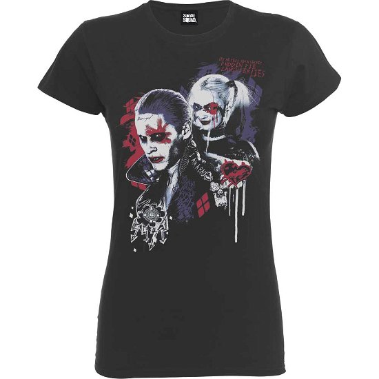 Cover for DC Comics · DC Comics Ladies Tee: Suicide Squad Harley's Puddin (TØJ) [size XL] [Grey - Ladies edition]