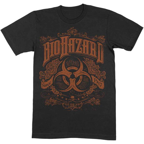 Biohazard Unisex T-Shirt: Since 1987 - Biohazard - Koopwaar -  - 5056368695353 - 