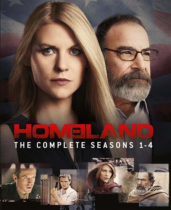 Cover for Homeland · Homeland S01-S04 BD (Blu-ray) (2015)