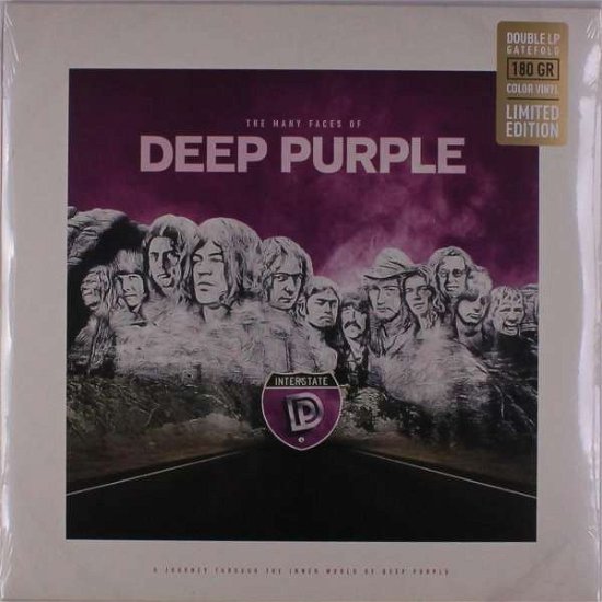 Cover for Various  Many Faces Of Deep Purple.Trib 2LP (VINIL) [Coloured edition] (2020)
