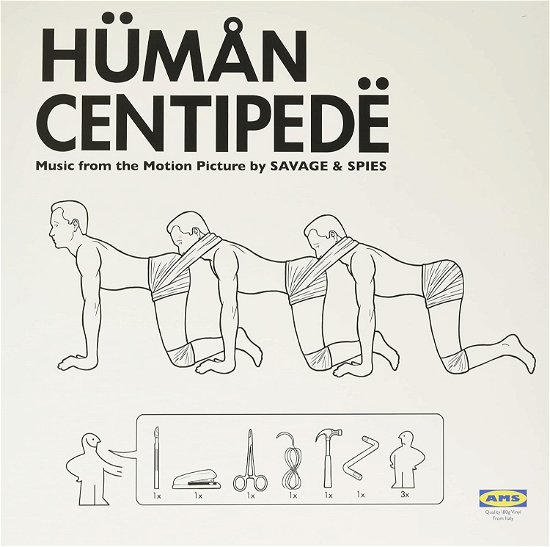 Cover for Savage, Patrick &amp; Holeg Spies · Human Centipede (LP) [Coloured edition] (2021)