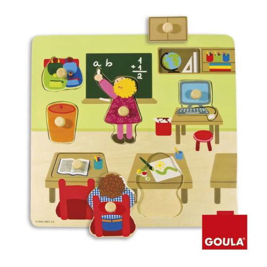 Cover for Goula · Schule (holzpuzzle).d53035 (MERCH)