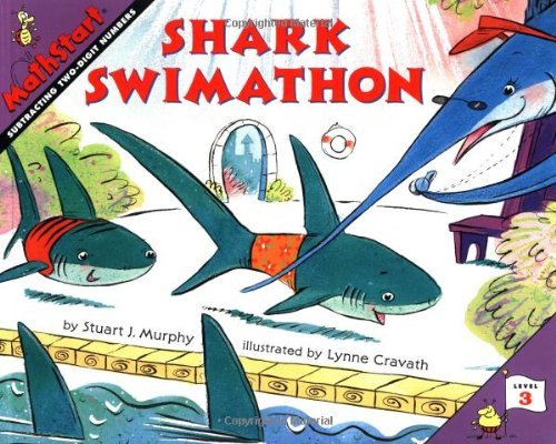 Shark Swimathon - MathStart 3 - Stuart J. Murphy - Livres - HarperCollins Publishers Inc - 9780064467353 - 26 décembre 2000