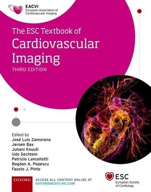 Cover for The ESC Textbook of Cardiovascular Imaging - The European Society of Cardiology Series (Hardcover bog) [3 Revised edition] (2021)