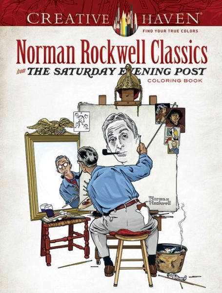 Creative Haven Norman Rockwell's Saturday Evening Post Classics Coloring Book - Creative Haven - Norman Rockwell - Libros - Dover Publications Inc. - 9780486814353 - 28 de abril de 2017