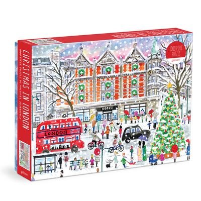 Cover for Galison · Michael Storrings Christmas in London 1000 Piece Puzzle (GAME) (2023)