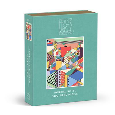 Frank Lloyd Wright Imperial Hotel 500 Piece Book Puzzle - Galison - Gra planszowa - Galison - 9780735381353 - 18 stycznia 2024