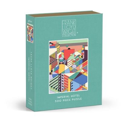 Frank Lloyd Wright Imperial Hotel 500 Piece Book Puzzle - Galison - Brætspil - Galison - 9780735381353 - 18. januar 2024