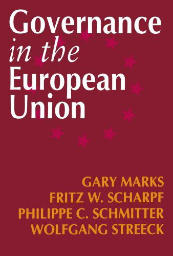 Cover for Gary Marks · Governance in the European Union (Pocketbok) (1996)