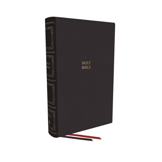 Cover for Thomas Nelson · KJV Holy Bible: Paragraph-style Large Print Thinline with 43,000 Cross References, Black Genuine Leather, Red Letter, Comfort Print: King James Version (Leather Book) (2023)