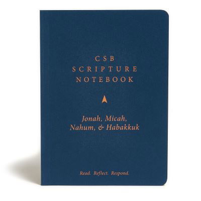 Cover for Csb Bibles By Holman · CSB Scripture Notebook, Jonah, Micah, Nahum, Habakkuk (Paperback Book) (2021)