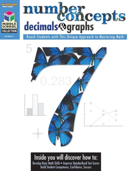 Cover for Number Concepts Decimals &amp; Graphs (Middleschool Collection) (Paperback Book) (2006)