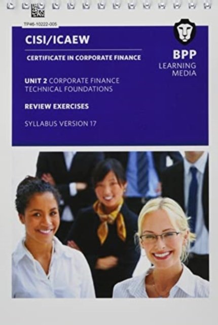 Cover for BPP Learning Media · CISI Capital Markets Programme Certificate in Corporate Finance Unit 2 Syllabus Version 17: Review Exercises (Paperback Bog) (2022)