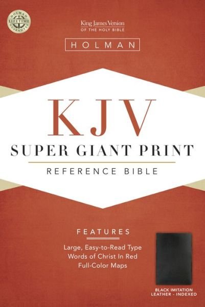 Cover for Bible · Bible Kjv Super Giant Print Reference Black T/i: Black (Book) (1997)