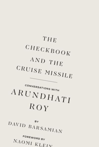 Cover for Arundhati Roy · Checkbook and the Cruise Missile (Paperback Book) (2024)