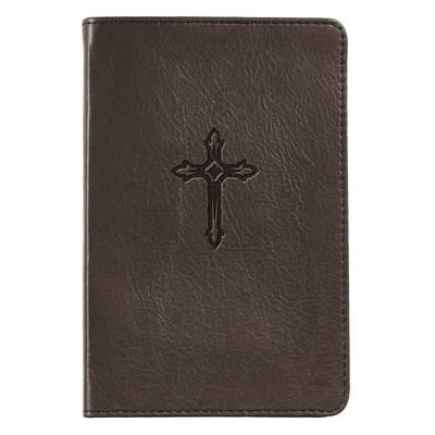 Cover for Christian Art Gifts Inc · Journal Pckt Leather Cross (Hardcover Book) (2020)