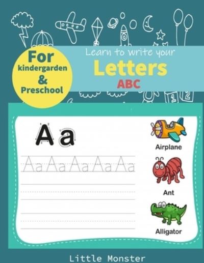 Cover for Perfect Letter Tracing Book · Alphabet Trace the Letters (Paperback Book) (2019)