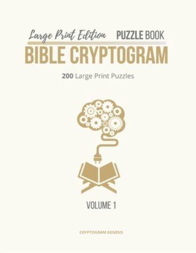 Cover for Cryptogram Genesis · Large Print Edition Puzzle Book Bible Cryptogram (Pocketbok) (2019)