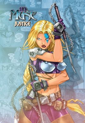 Cover for Darren G Davis · 10th Muse: Justice Trade Paperback (Pocketbok) (2021)