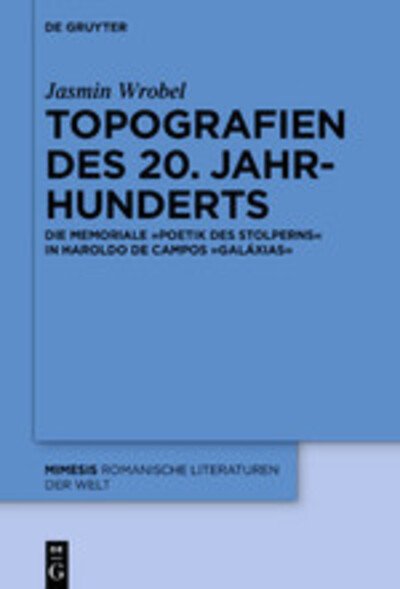 Cover for Wrobel · Topografien des 20. Jahrhunderts (Bok) (2020)