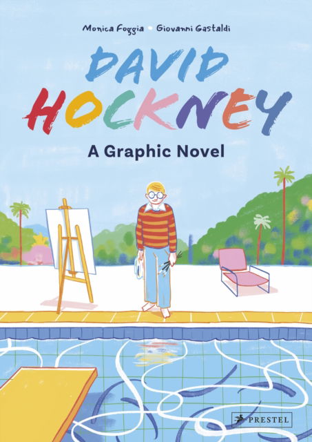 Cover for David Hockney: A Graphic Novel (Hardcover Book) (2025)