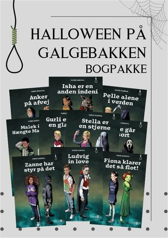 Cover for Marie Duedahl · Halloween på Galgebakken Bogpakke (Hardcover Book) [1. Painos] (2023)