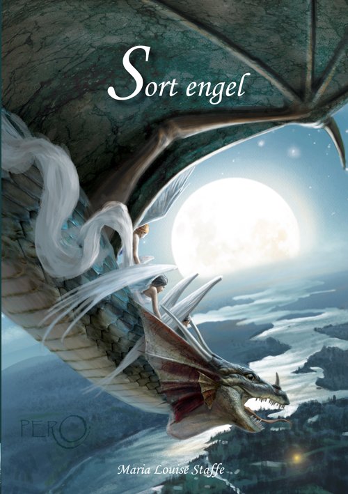 Cover for Maria Louise Staffe · Engle, magiske og mytiske væsner: Sort engel (Sewn Spine Book) [1e uitgave] [Paperback] (2013)
