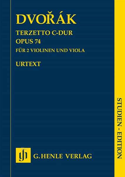 Cover for Dvorak · Terzetto C-dur Opus 74 für zwei (Bok)