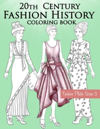 Cover for Lookbook Stars · 20th Century Fashion History Coloring Book (Paperback Book) (2020)