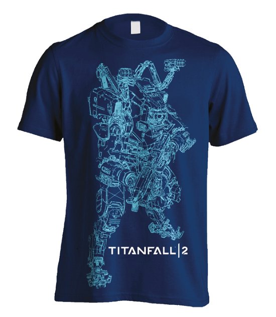 Titanfall 2 - Titan Bt Line Art (T-Shirt Unisex Tg. XL) - Titanfall 2 - Andet - PHM - 0803343140354 - 19. september 2016
