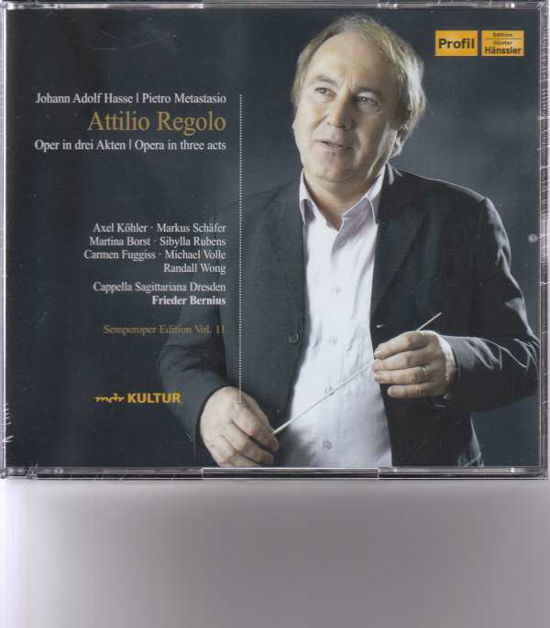 Hasse / Attilio Regolo - Köhler / Schäfer / Bernius / Cappella Sagittariana/+ - Muzyka - PROFIL - 0881488070354 - 11 sierpnia 2017