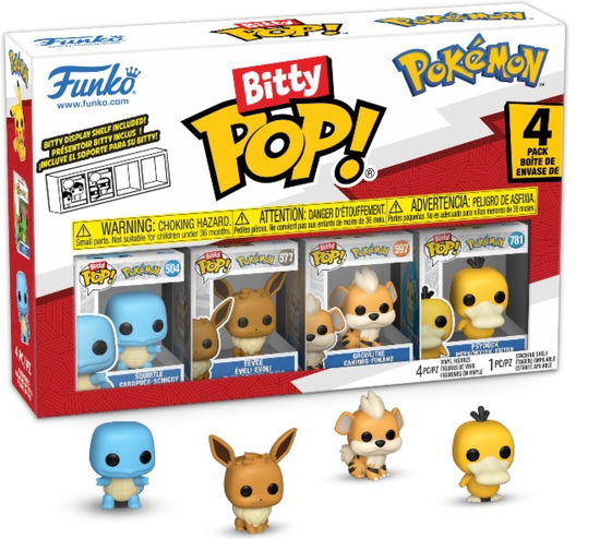 Cover for Bitty Pop Pokemon · Bitty Pop Pokemon Squirtle 4 Pack (Funko POP!) (2025)