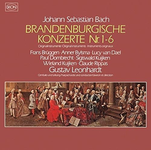 Cover for Gustav Leonhardt · J. S. Bach: Brandenburg Concertos (CD) (2015)