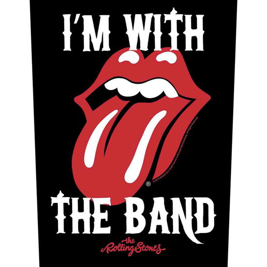 The Rolling Stones Back Patch: I'm with the Band - The Rolling Stones - Merchandise - PHD - 5055339794354 - 19 augusti 2019