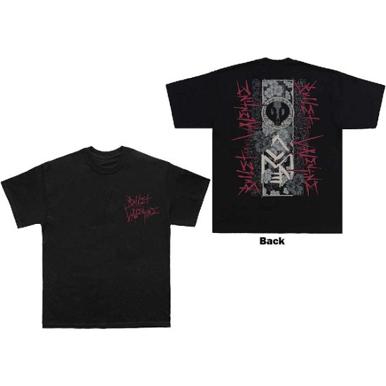 Bullet For My Valentine Unisex T-Shirt: Floral Omen (Back Print) - Bullet For My Valentine - Merchandise -  - 5056737207354 - 