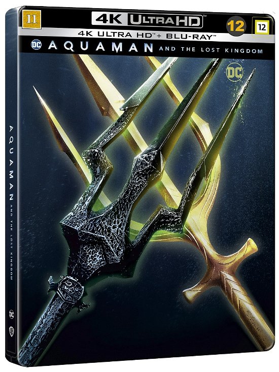 Cover for Aquaman 2 - And The Lost Kingdom (4K Ultra HD/BD) [Limited Trident Steelbook edition] (2024)