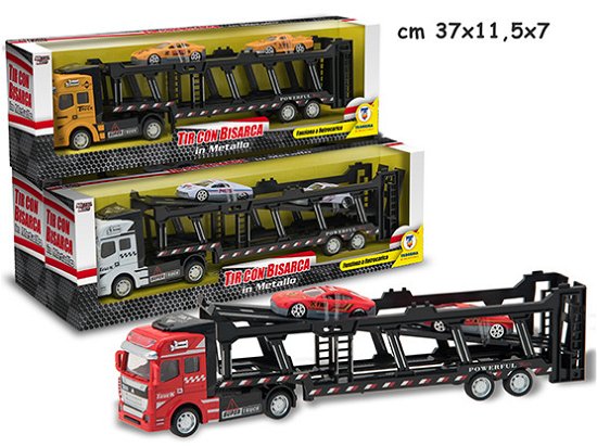 Metal Kids - Camion Portauto Con 2 Auto (assortimento) - Metal Kids - Merchandise - Teorema-Liberaonline - 8017967657354 - 
