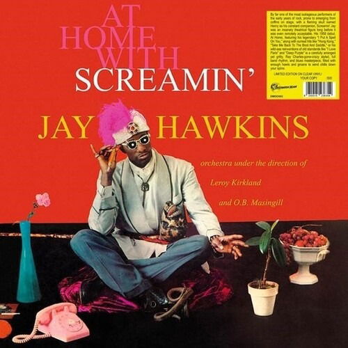 Cover for Screamin Jay Hawkins · At Home With Screamin Jay Hawkins (Numbered Edition) (Clear Vinyl) (LP) [Numbered edition] (2024)