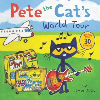 Cover for James Dean · Pete the Cat's World Tour: Includes Over 30 Stickers! - Pete the Cat (Taschenbuch) (2018)